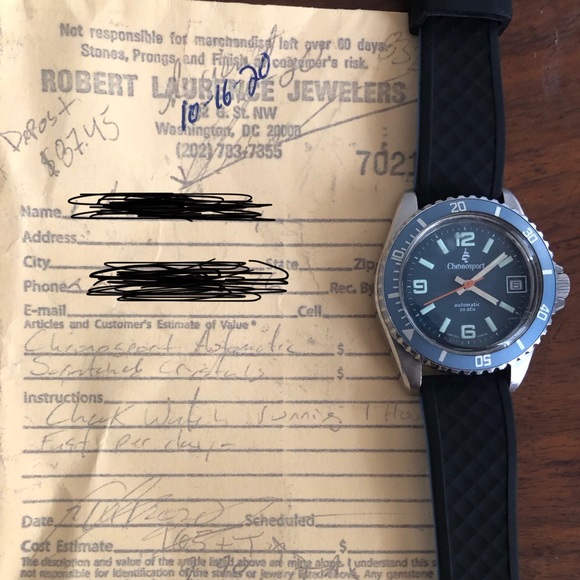 Vintage Chronosport Dive Automatic Swiss Watch - Picture 2 of 5